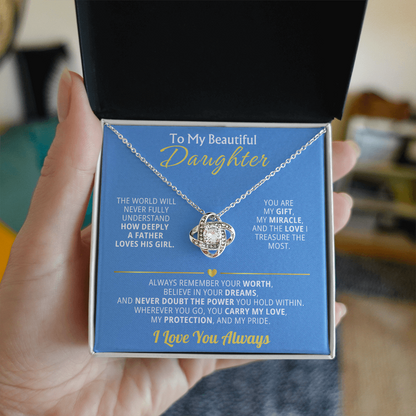To My Beautiful Daughter - Remember your Worth Believe In Your Dreams Gift Set