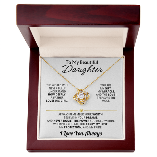 To My Beautiful Daughter - My Gift, My Miracle, My Love Gift Set