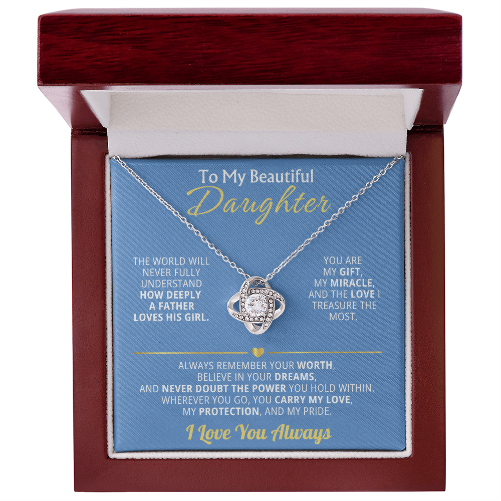 To My Beautiful Daughter - Remember your Worth Believe In Your Dreams Gift Set