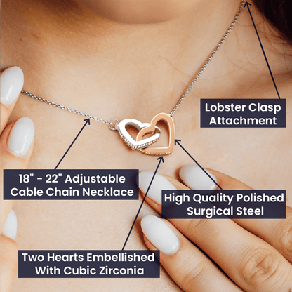 For Granddaughter - Interlocking Hearts