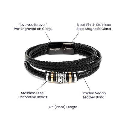 To My Son Bracelet - I Love You Forever
