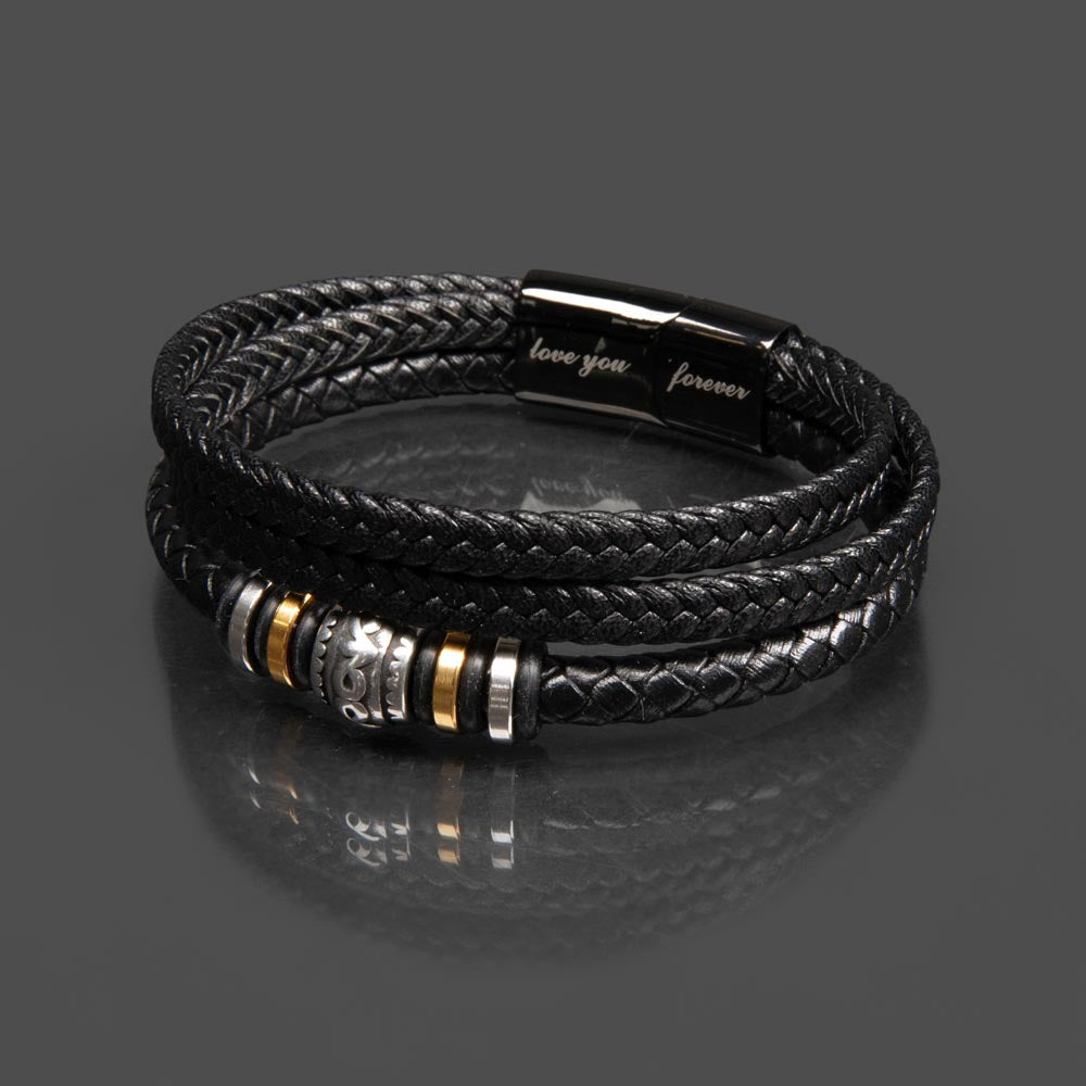 To My Son Braided Bracelet – A Part of Me Gift Set
