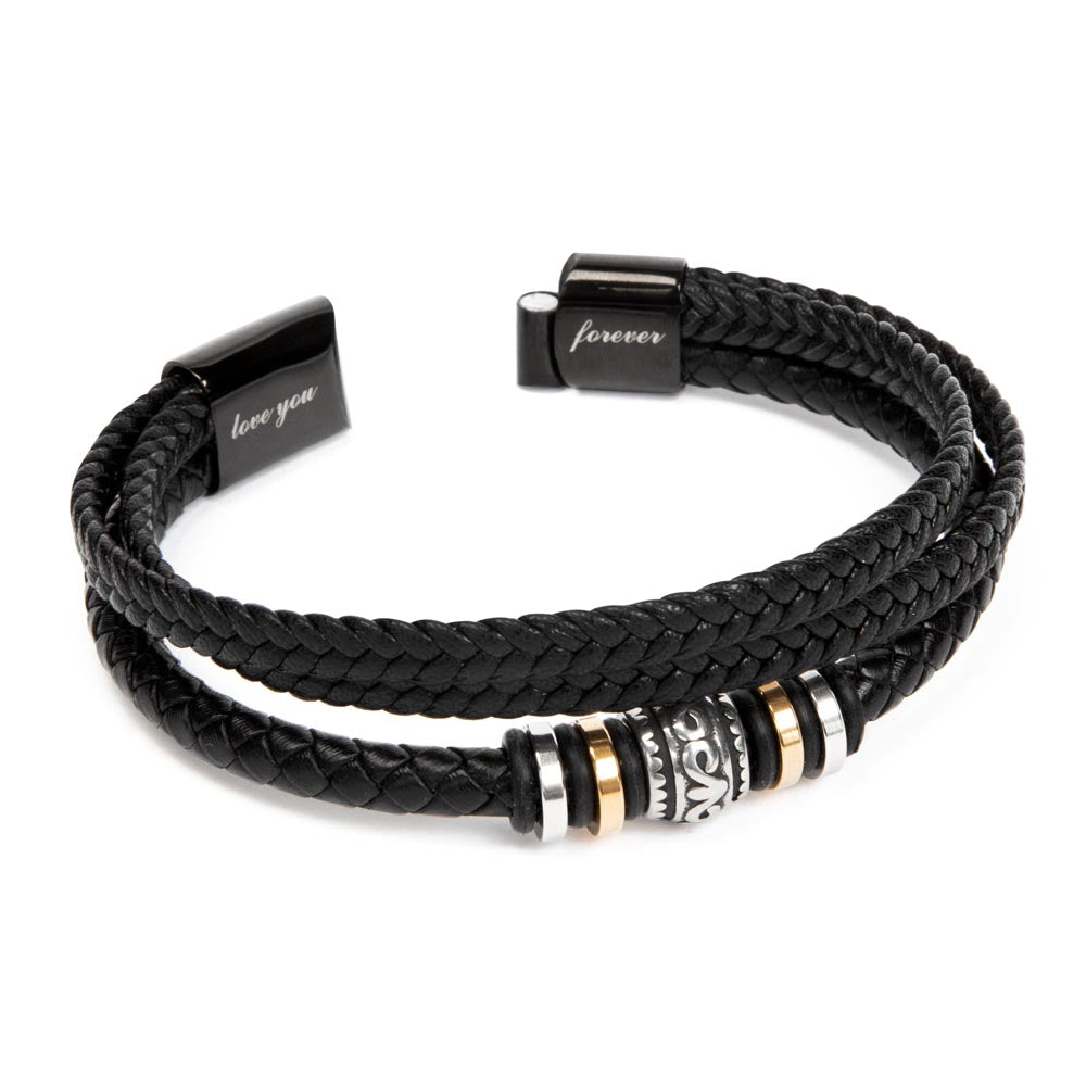 To My Son Braided Bracelet – A Part of Me Gift Set