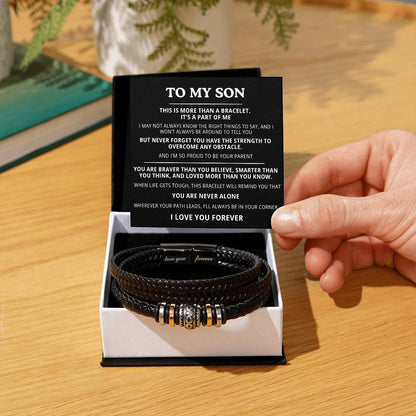 To My Son Bracelet - I Love You Forever