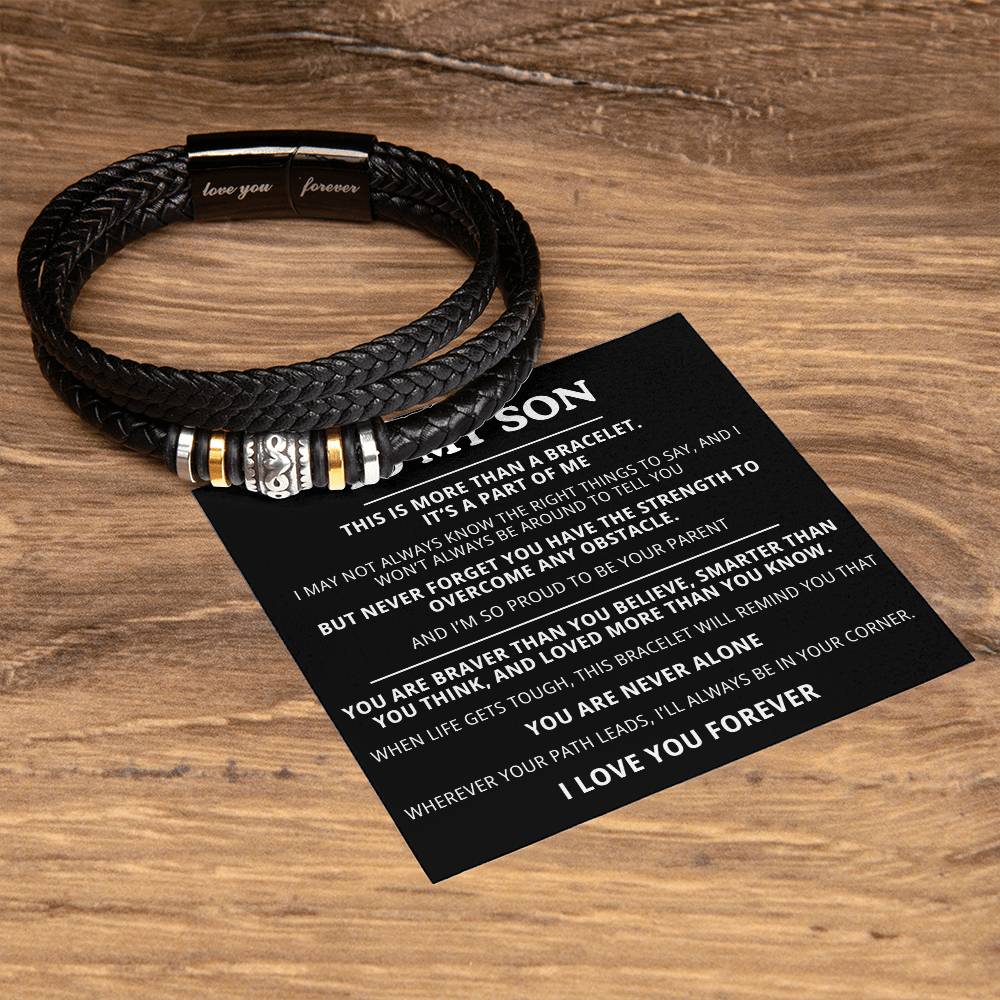 To My Son Bracelet - I Love You Forever