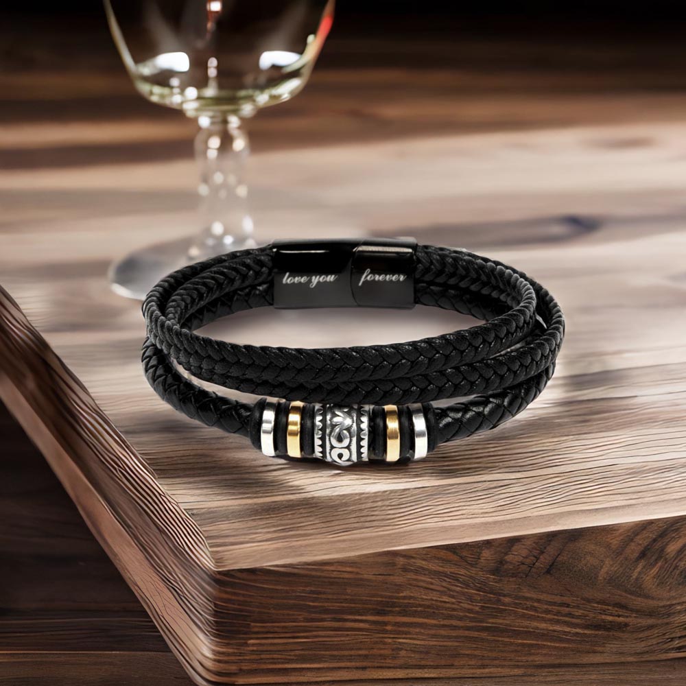 To My Son Braided Bracelet – A Part of Me Gift Set