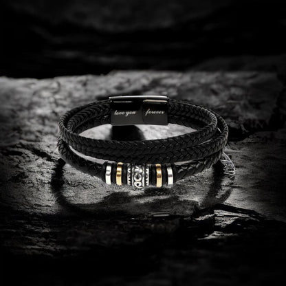 To My Son - I Love You Forever I Braided Bracelet