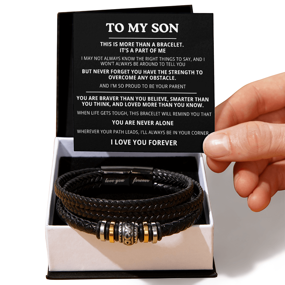 To My Son Bracelet - I Love You Forever