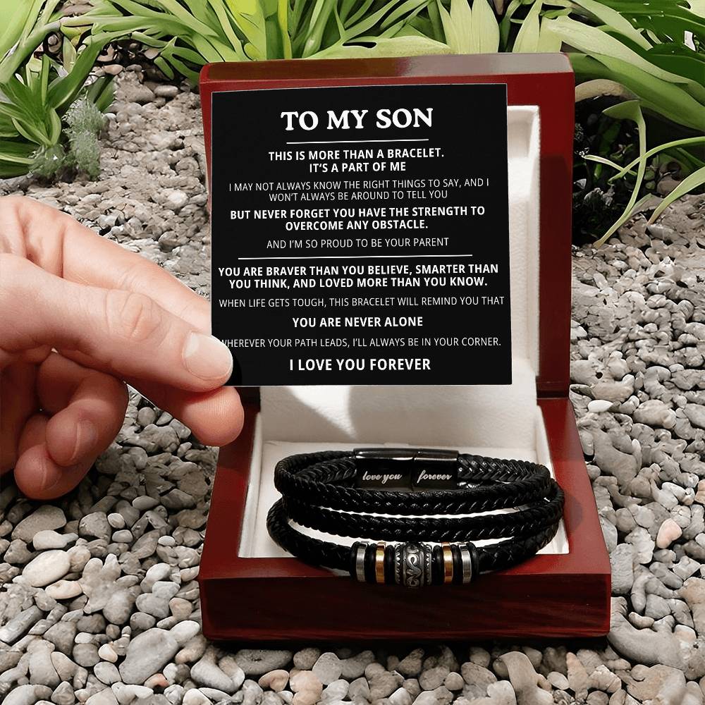 To My Son Bracelet - I Love You Forever