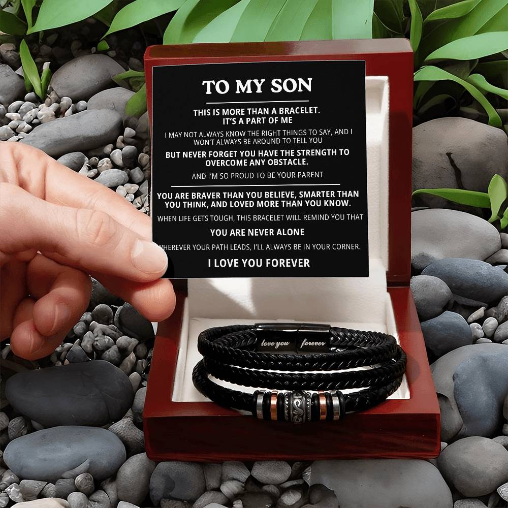 To My Son Bracelet - I Love You Forever