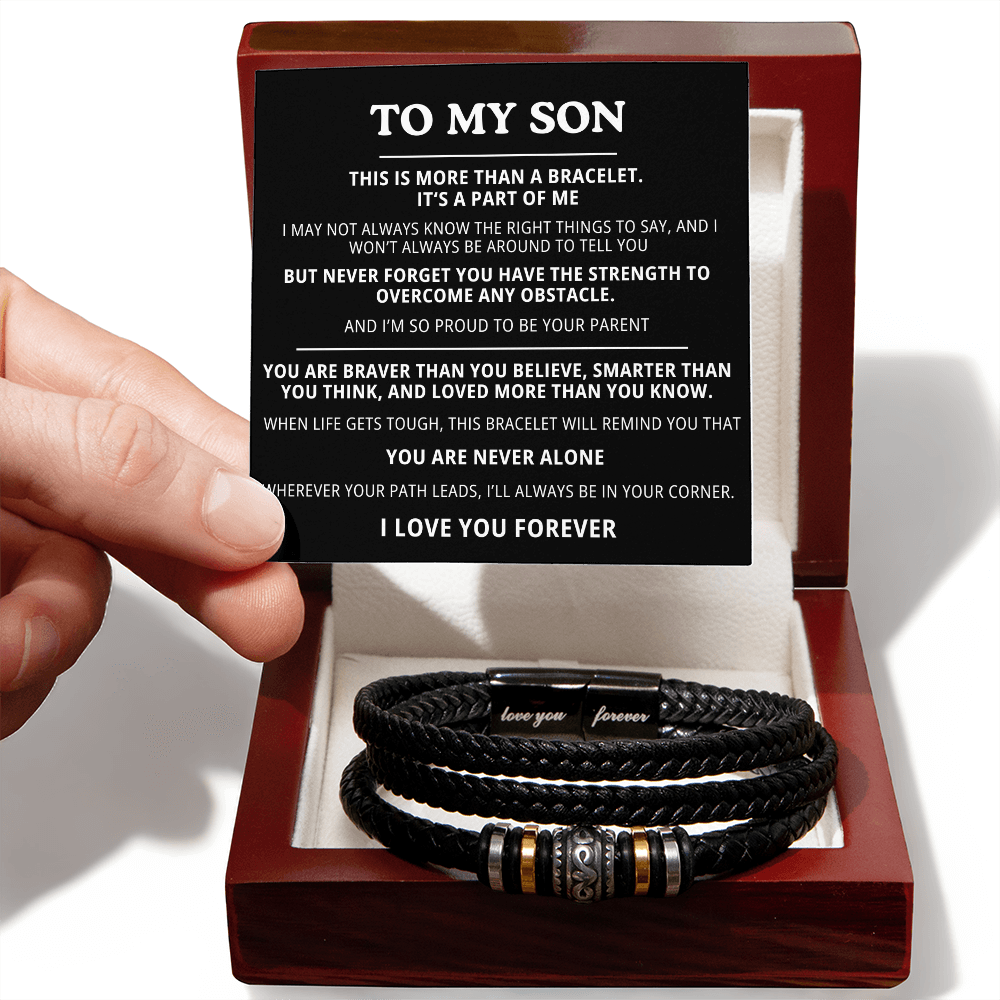 To My Son Bracelet - I Love You Forever