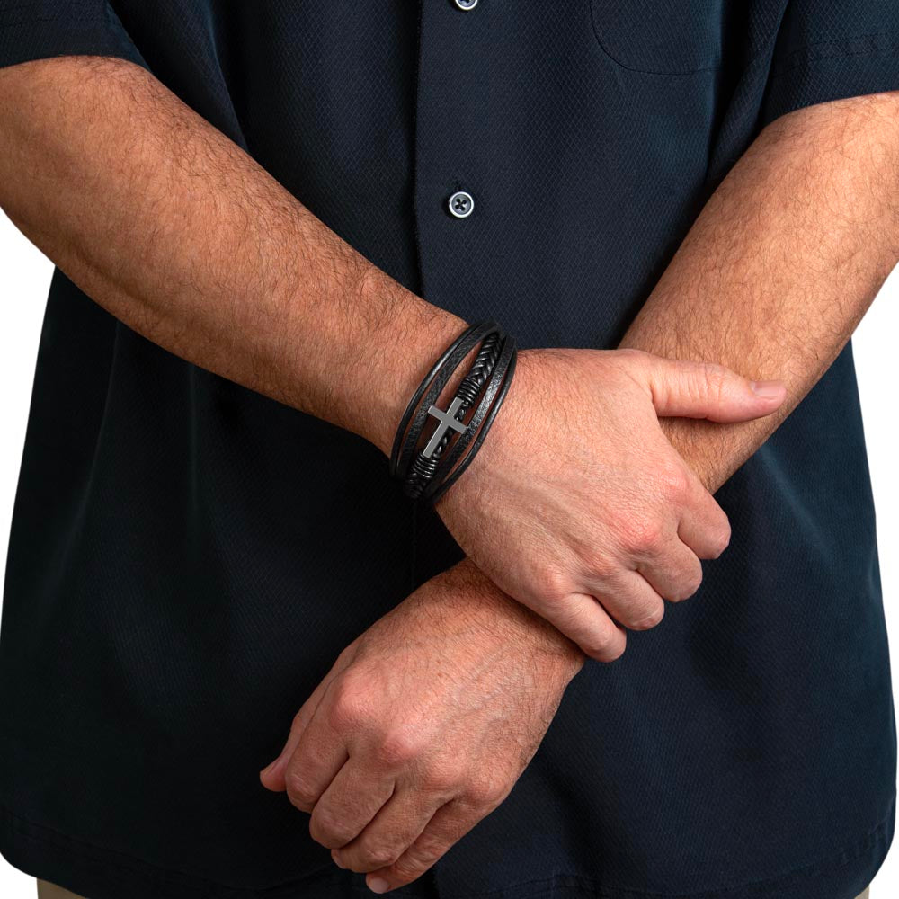Cross Bracelet - From Mom & Dad - Gift Set