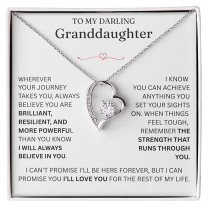Forever Love Necklace - To Granddaughter