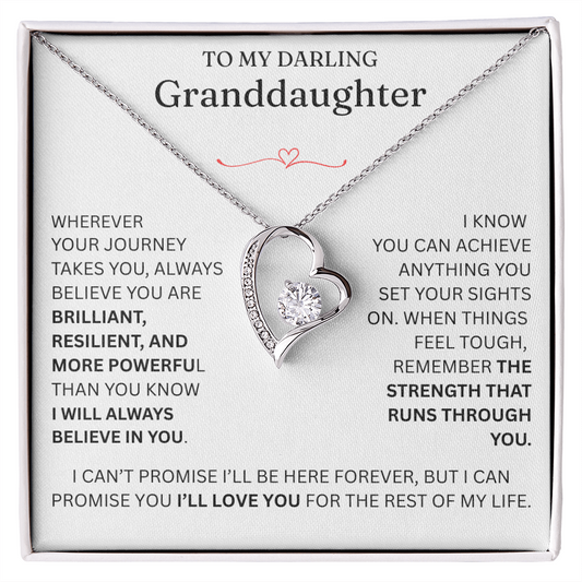 Forever Love Necklace - To Granddaughter