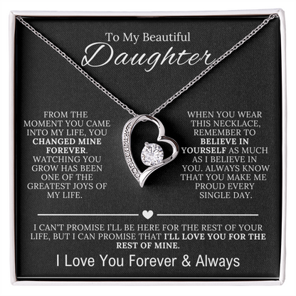 To My Beautiful Daughter  - You Changed My Life Forever