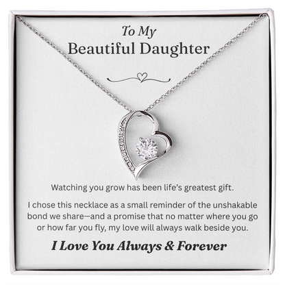 Forever Love Necklace - For Daughter's Graduation