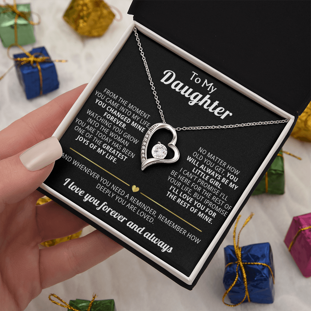 Forever Love Necklace To My Daughter - You Changed My Life Forever