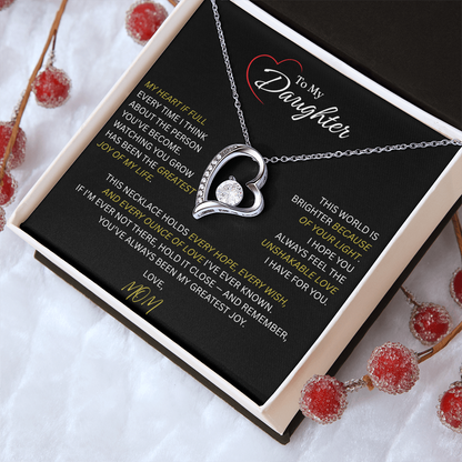 Beautiful Gift for Daughter From Mom: "The Unshakeable Love" Necklace