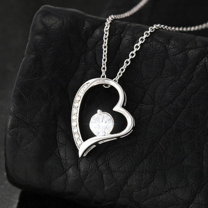 To My Wife - I Love You Now & Forever Necklace Gift Set