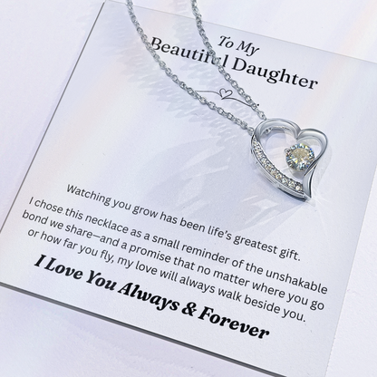 Forever Love Necklace - For Daughter's Graduation