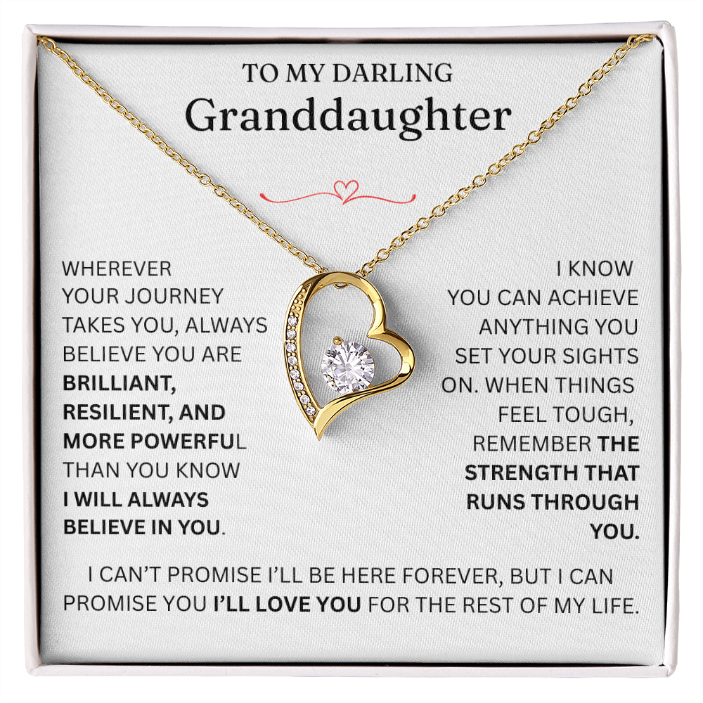 Forever Love Necklace - To Granddaughter