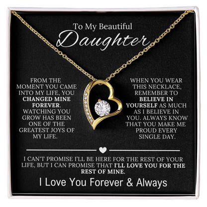 To My Beautiful Daughter  - You Changed My Life Forever