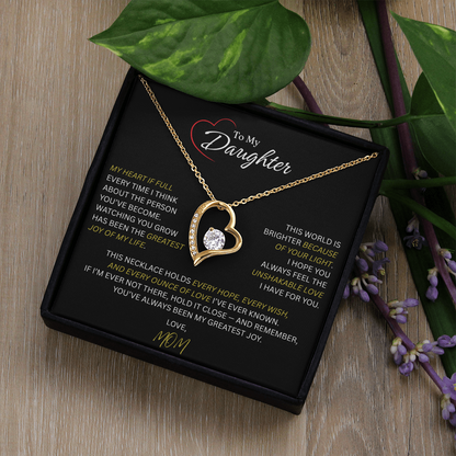 Beautiful Gift for Daughter From Mom: "The Unshakeable Love" Necklace