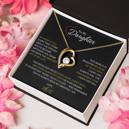 Beautiful Gift for Daughter From Mom: "The Unshakeable Love" Necklace