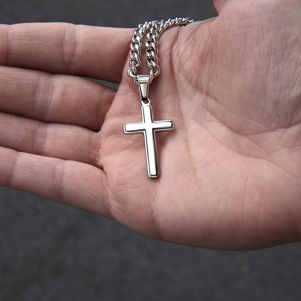 To My Son - Braver, Stronger, Smarter Cross Gift Set