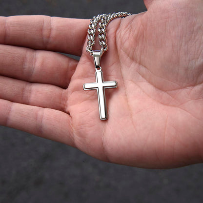 To My Son - Braver, Stronger, Smarter Cross Gift Set